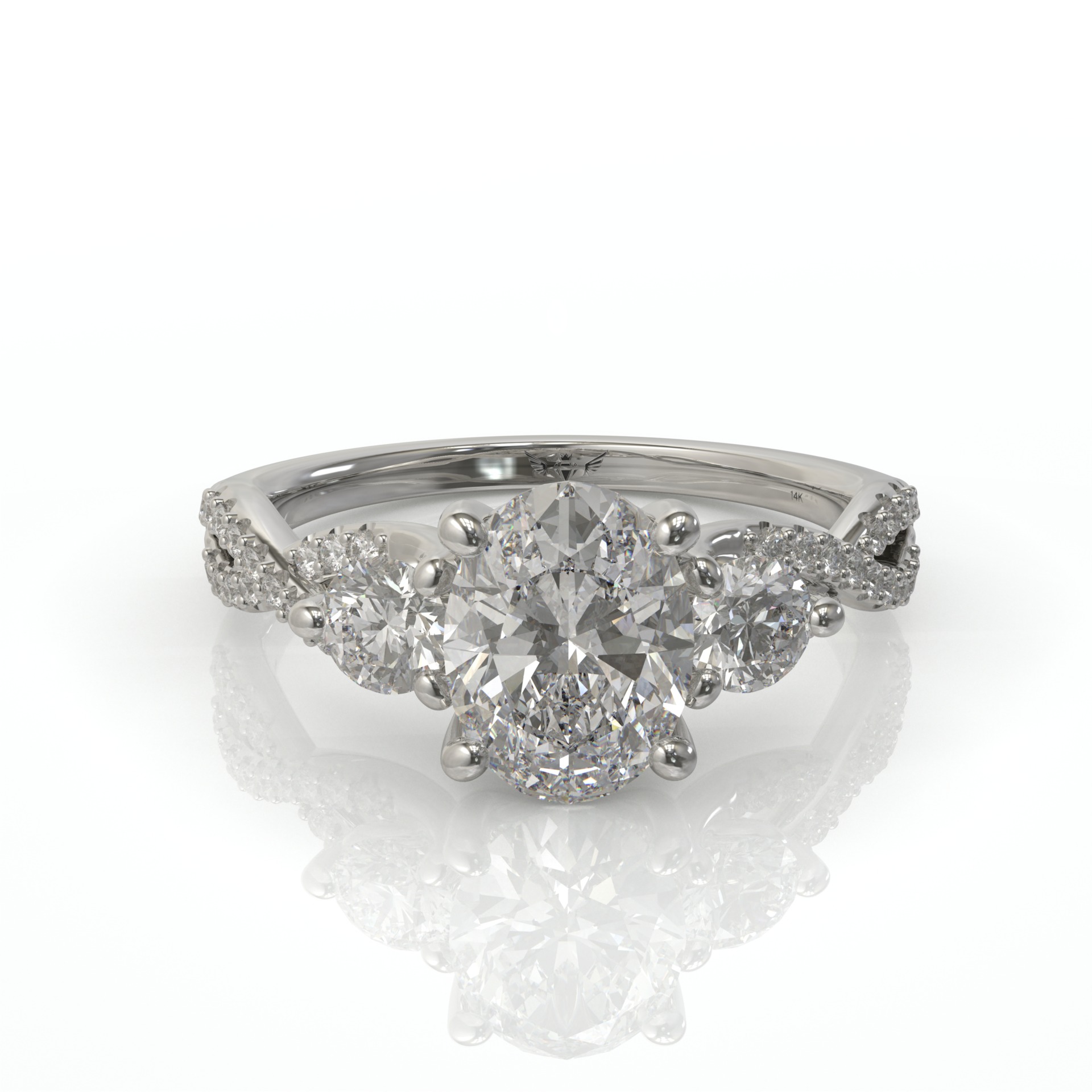 טבעות אירוסין ויהלומים זה שלמות דגם: בל