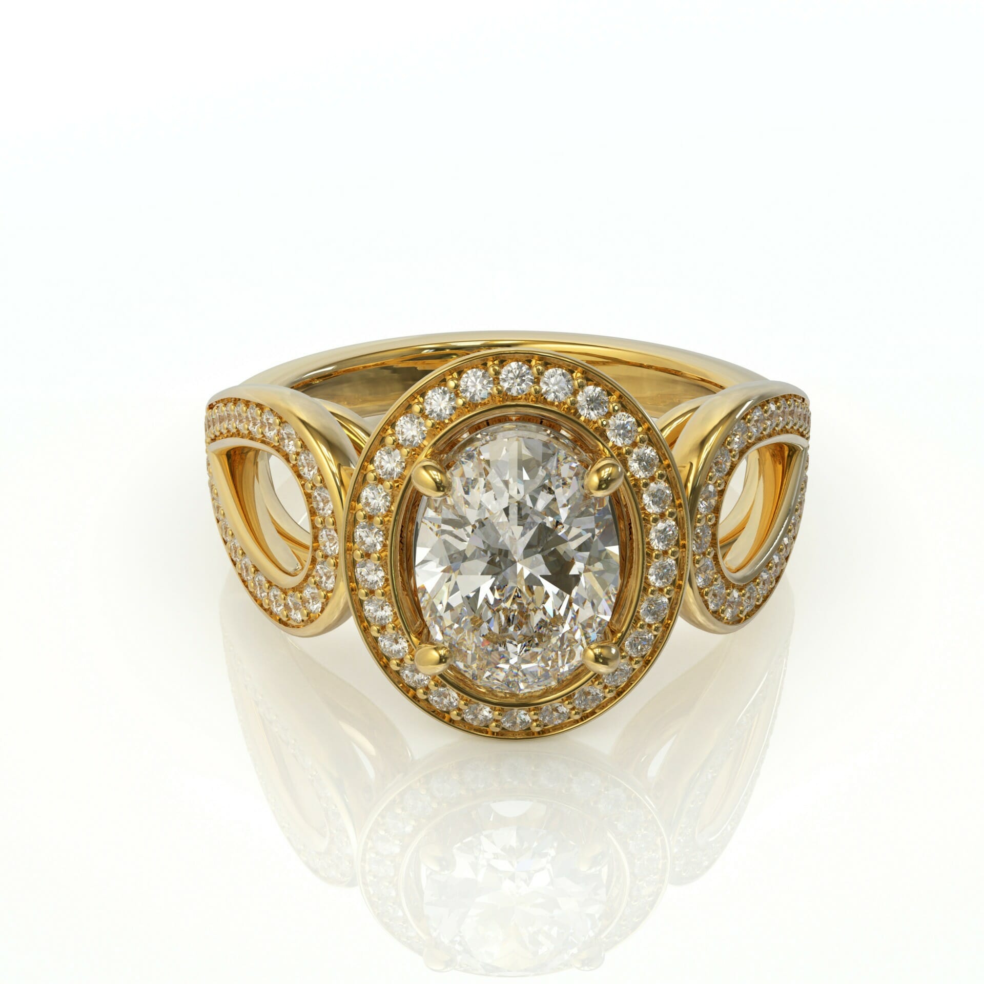 טבעת יהלומים יוקרתית דגם: Liora