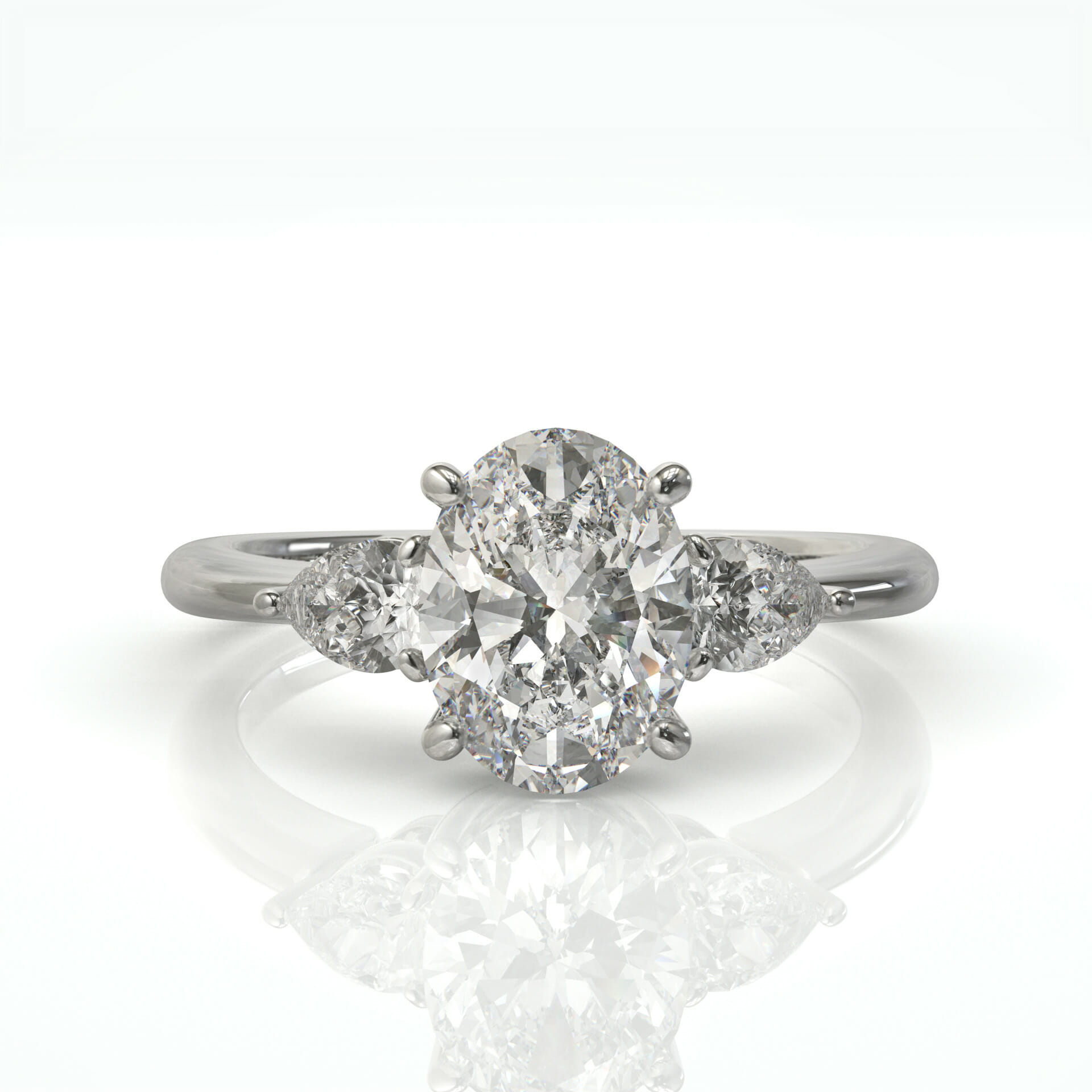 טבעת זהב ויהלומים מושלמת להצעת נישואין דגם: Roni