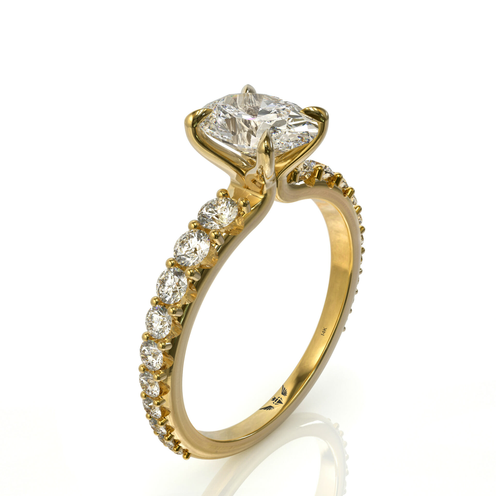 טבעת אירוסין יוקרתית מבית ארטמיס תכשיטים דגם: מאיה