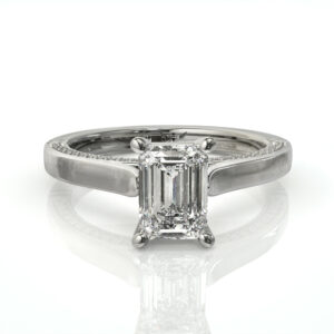 טבעת יוקרתית ויהלום אמרלד דגם: מיה