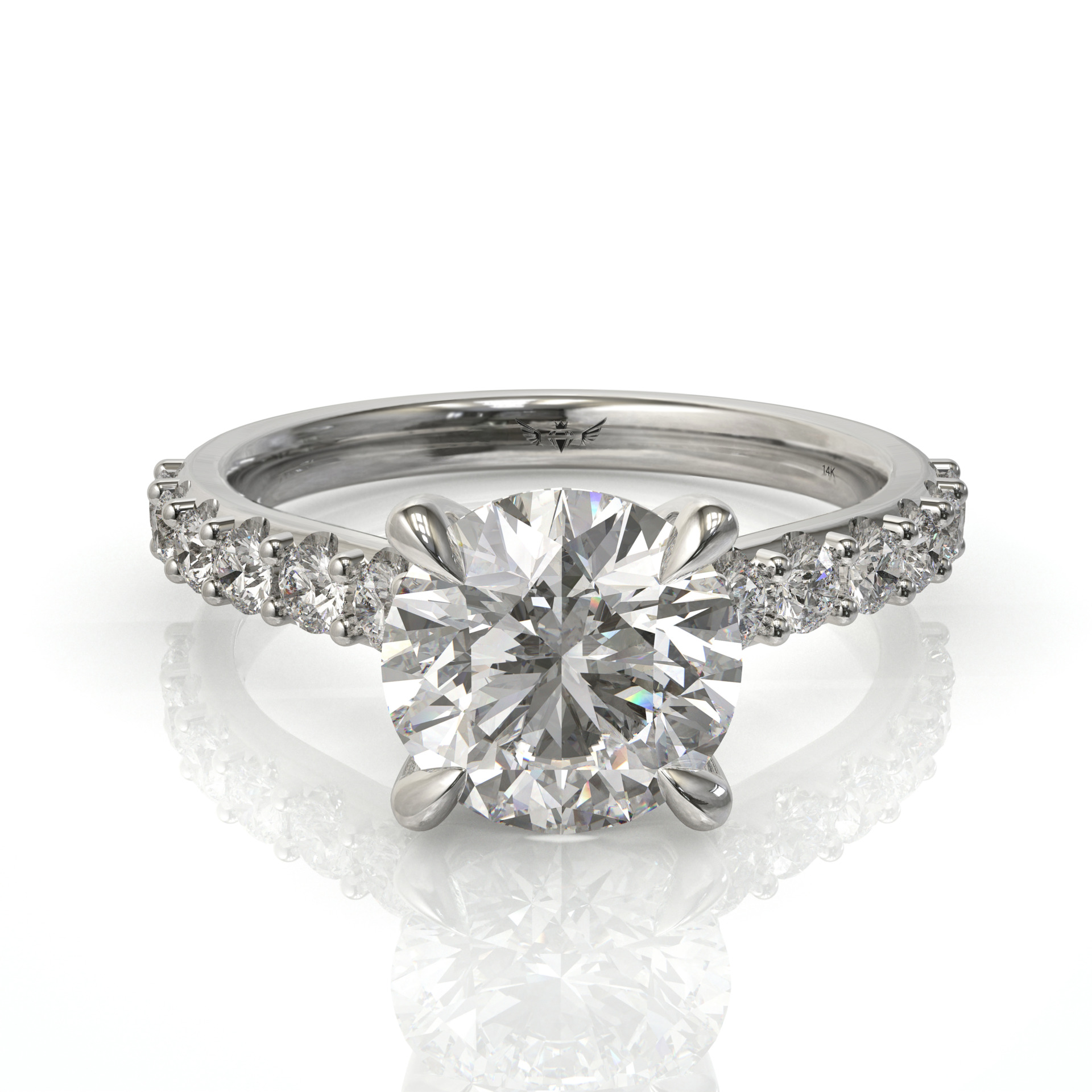 טבעת אירוסין קלאסית להצעת נישואין דגם: שני