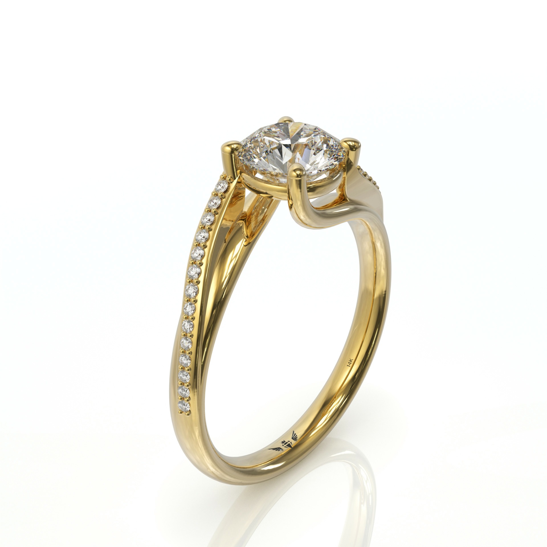 אחת הטבעות יהלומים המיוחדות שלנו דגם: פיבי