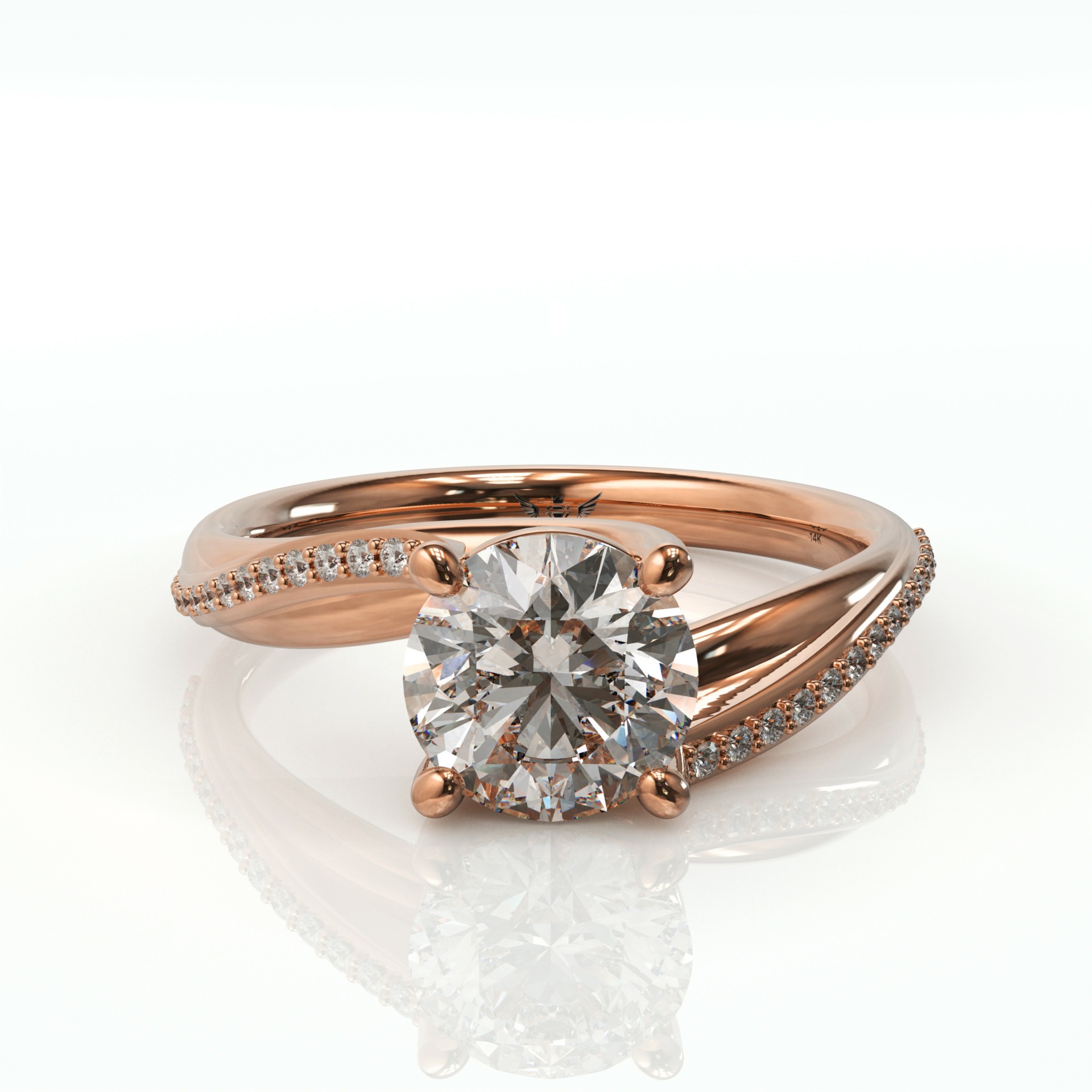 אחת הטבעות יהלומים המיוחדות שלנו דגם: פיבי