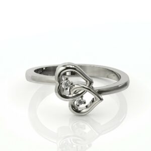 טבעת לב עדינה ארטמיס תכשיטים דגם: Victoria