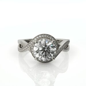 טבעת יהלומים טוויסט מהפנטת דגם: גלאקסיה