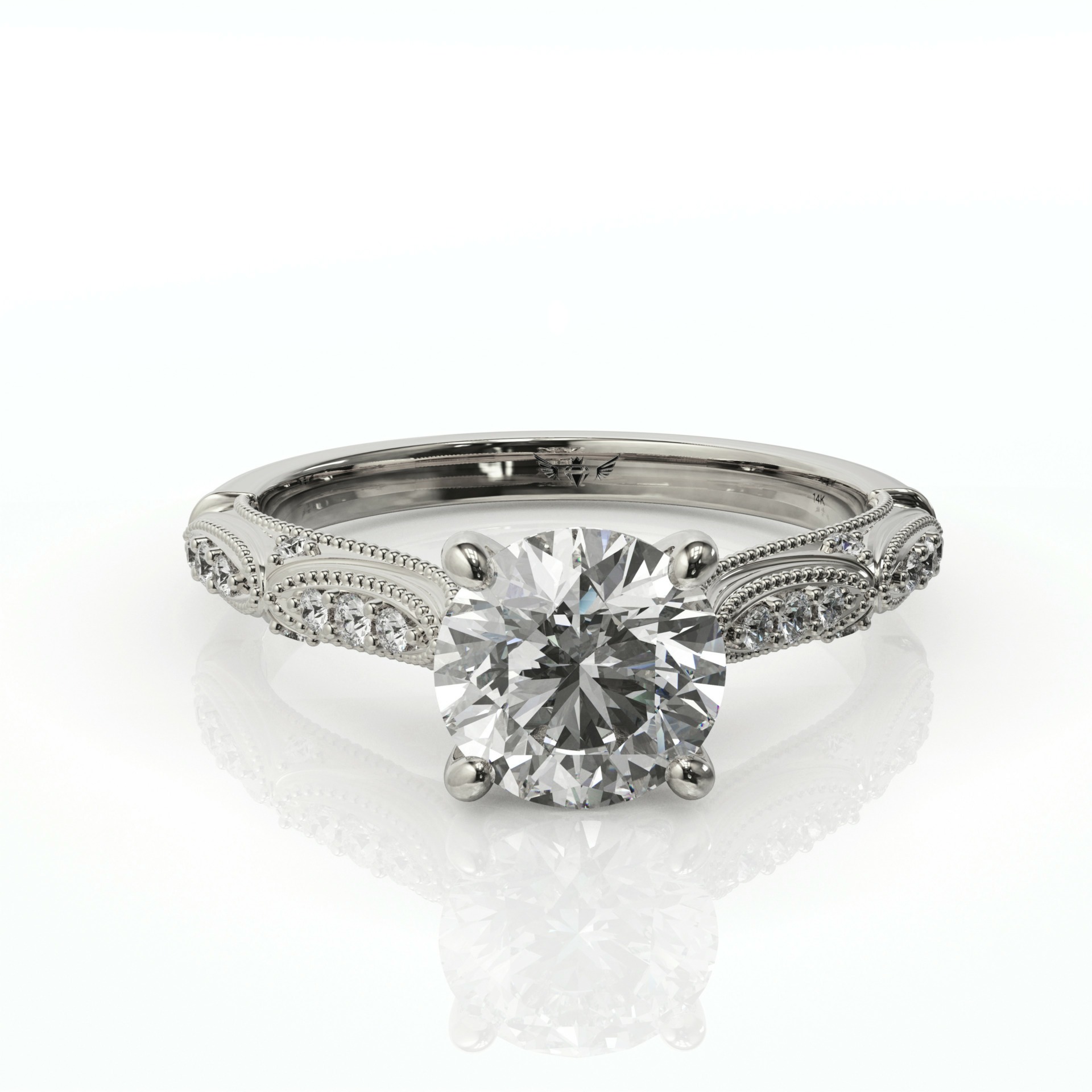 טבעת אירוסין בעיצוב אישי מיוחדת דגם: שיר