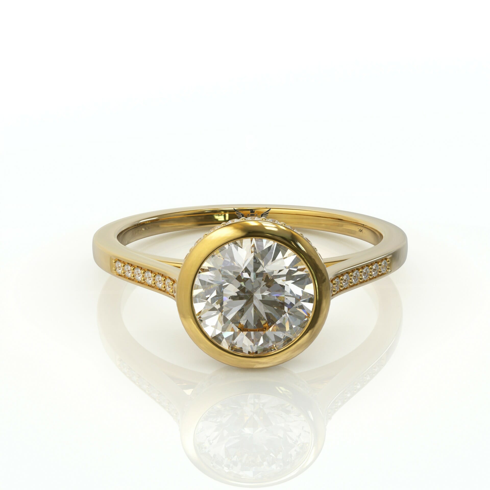 טבעת וינטאג' זהב ויהלומים דגם: Mor