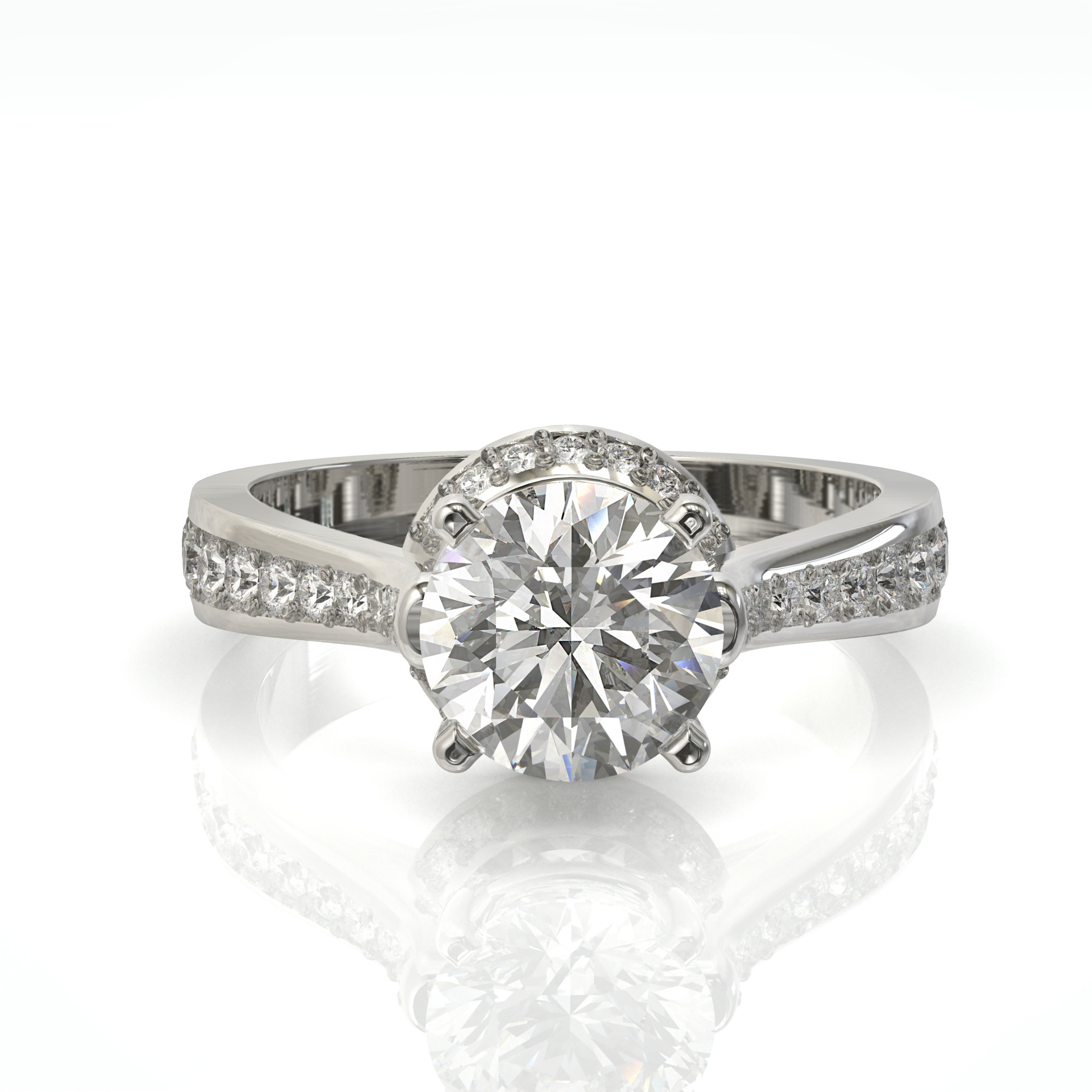 טבעת יהלומים יוקרתית ומיוחדת דגם: Vera