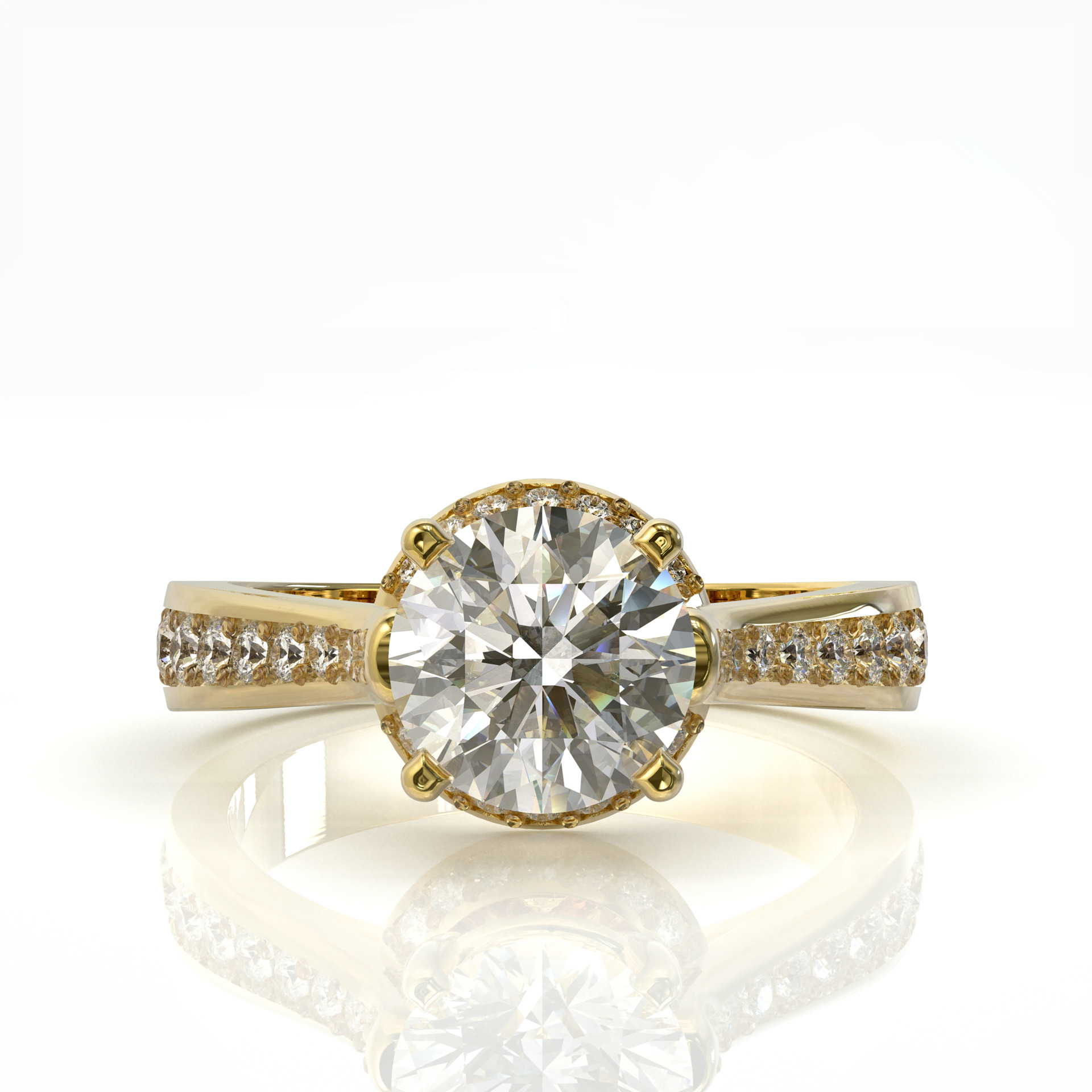 טבעת יהלומים יוקרתית ומיוחדת דגם: Vera