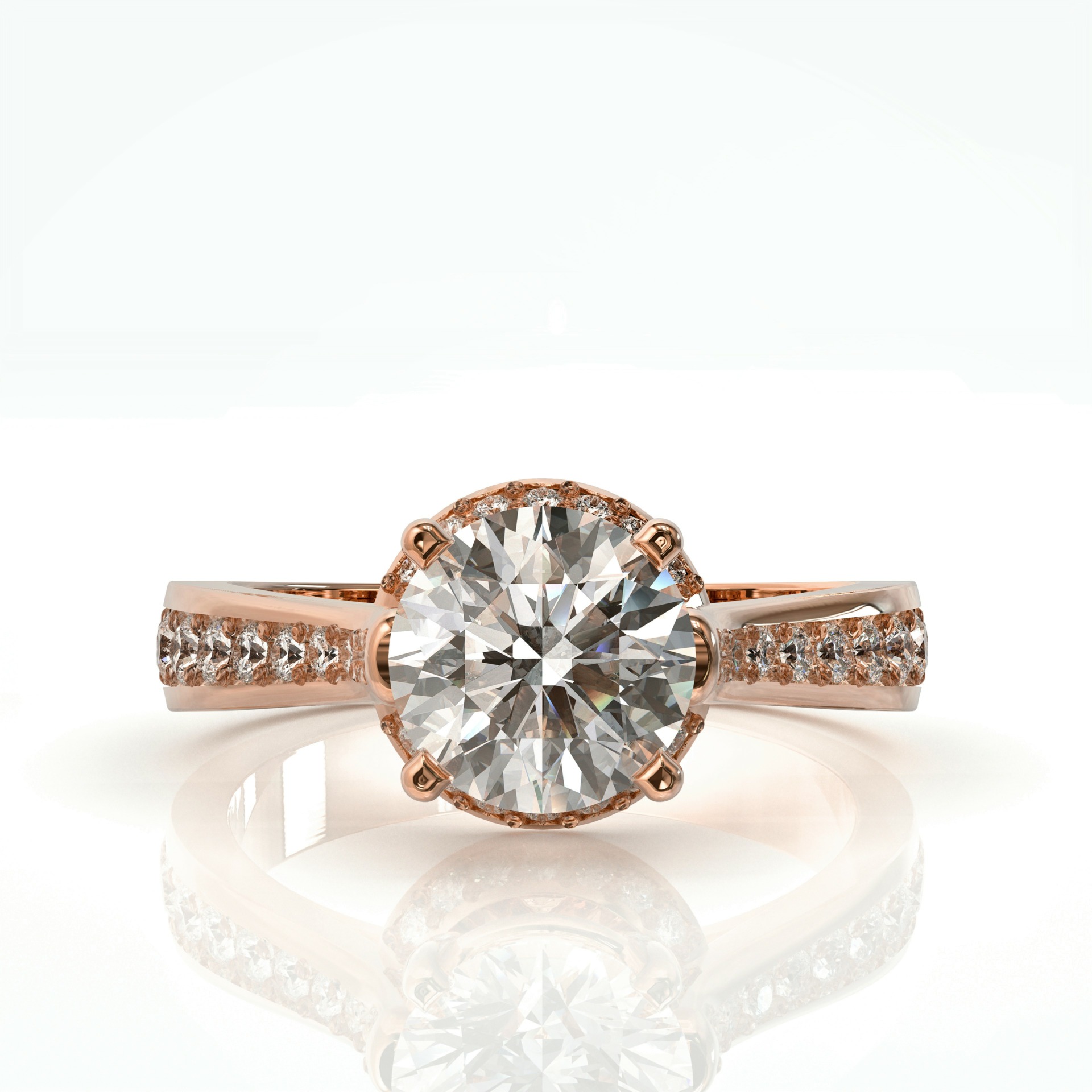 טבעת יהלומים יוקרתית ומיוחדת דגם: Vera