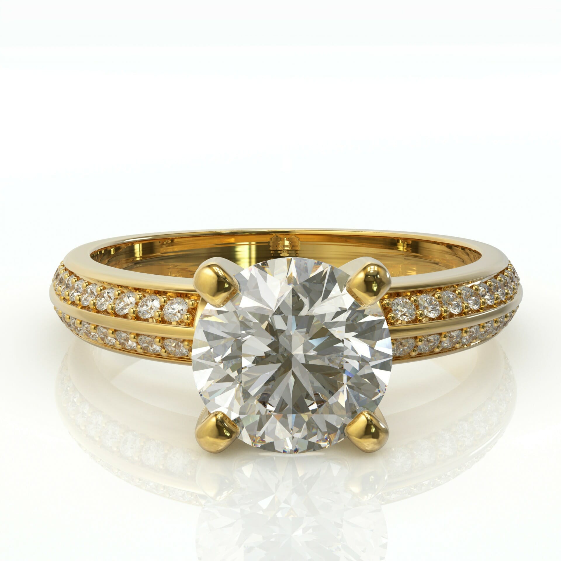 טבעת יהלומים המובילה בטבעות יהלומים דגם: Ori