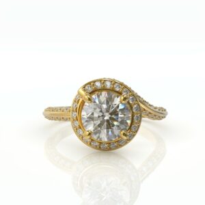 טבעת טוויסט להצעת נישואין מיוחדת דגם: שון