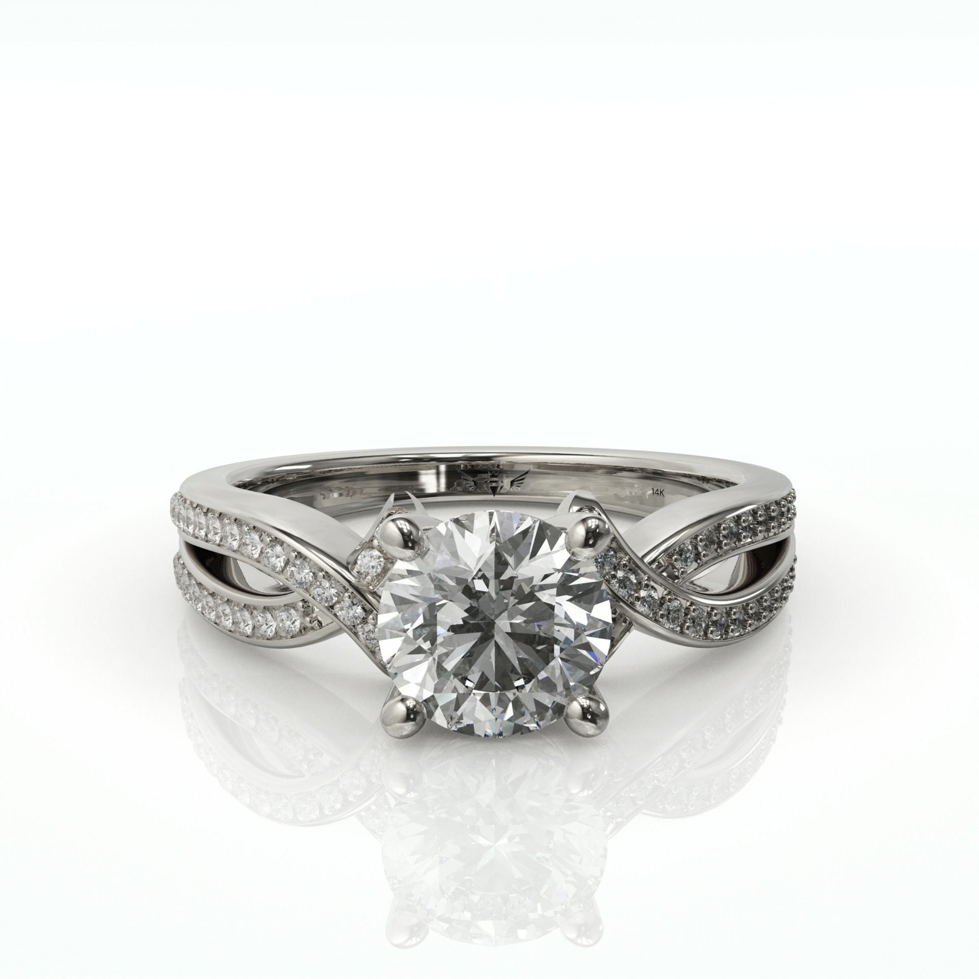 טבעת יהלומים יוקרתית מהבורסה ליהלומים דגם: לארה