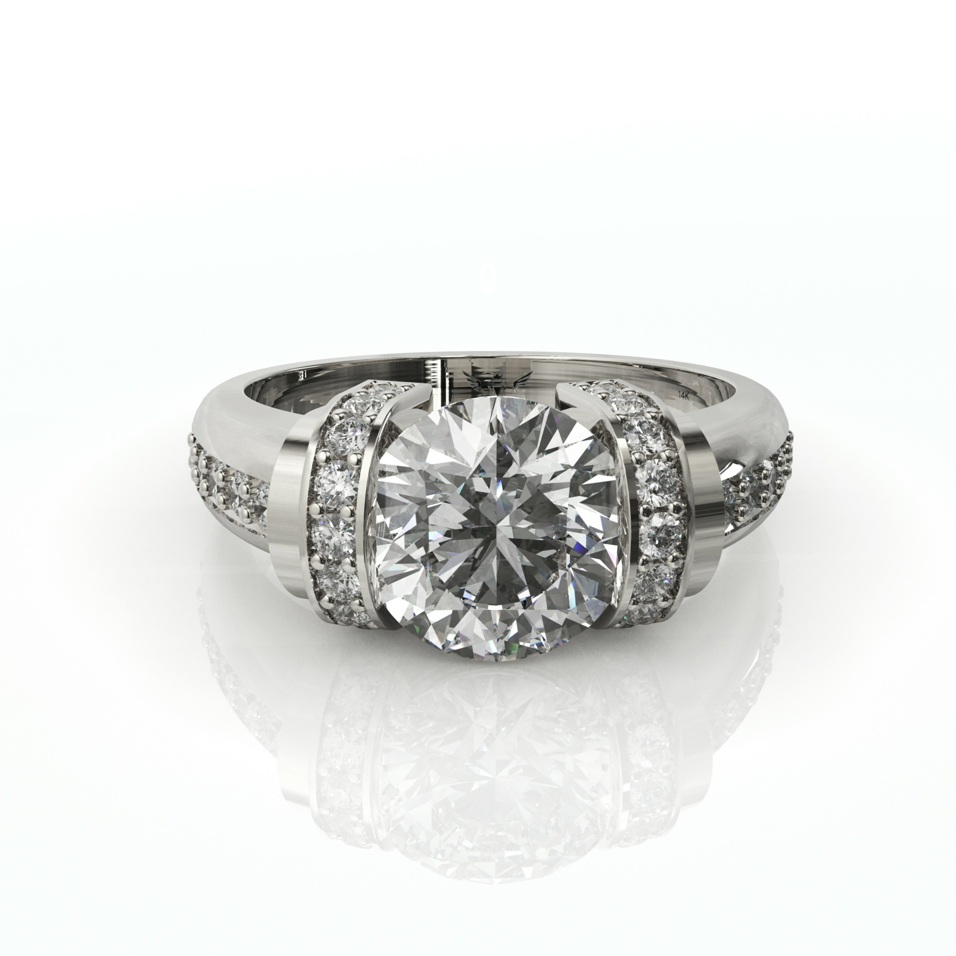 טבעת מיוחדת ויהלומים יוקרתיים דגם: Rose