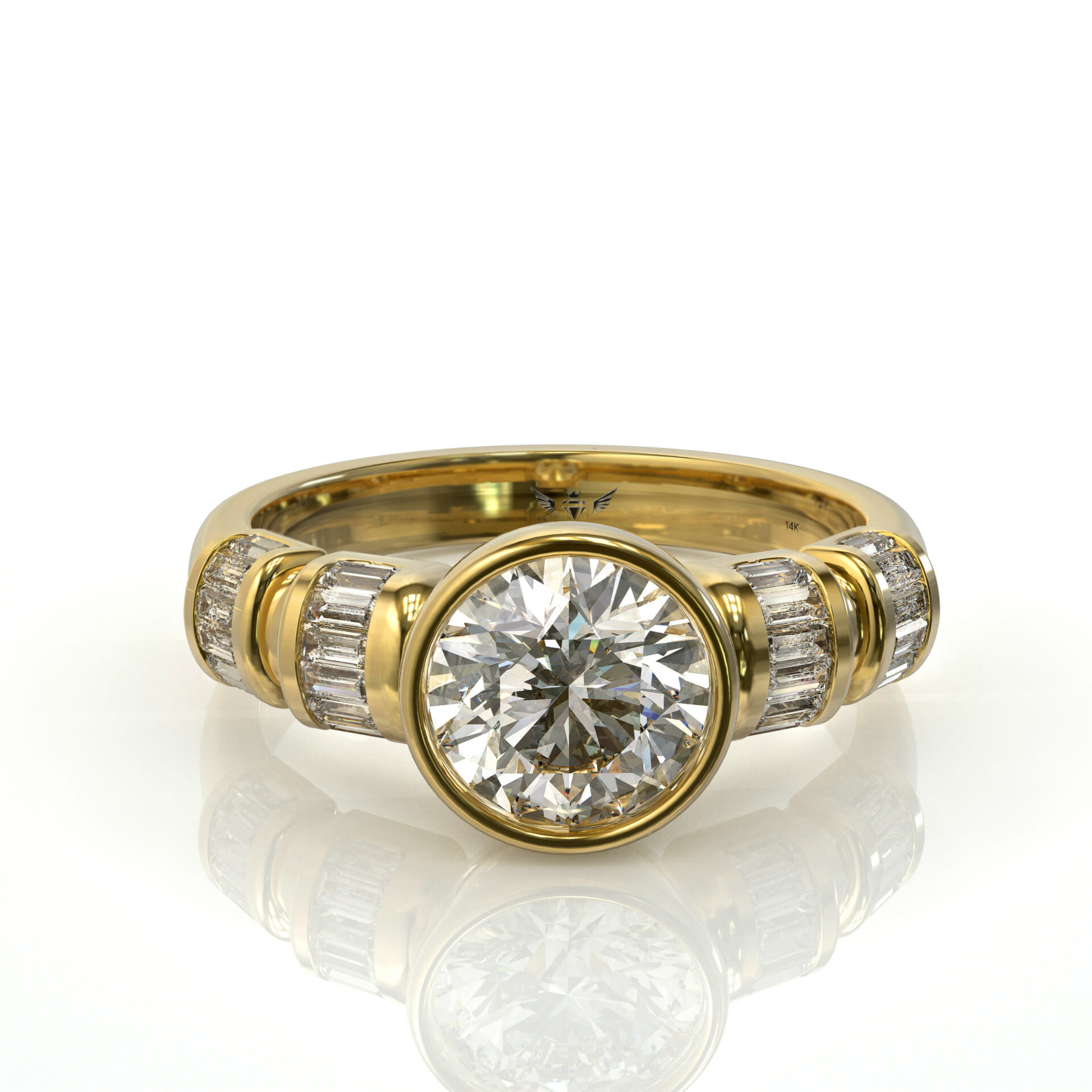 טבעת וינטאג' יהלומים דגם: Shira