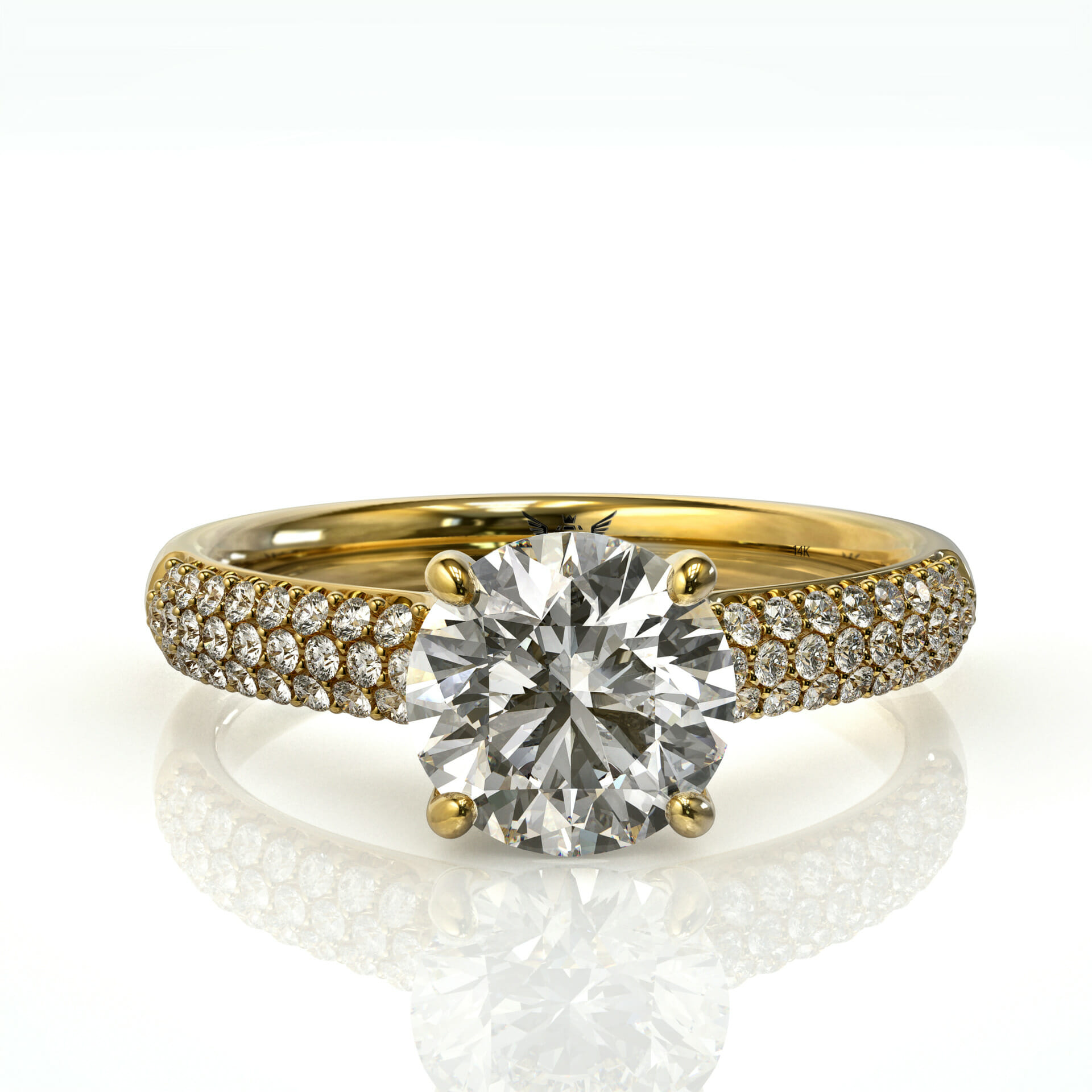 טבעת זהב ויהלומים ארטמיס תכשיטים דגם: נטלי