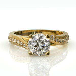 טבעת זהב ויהלומים מבית ארטמיס דגם: Yifat