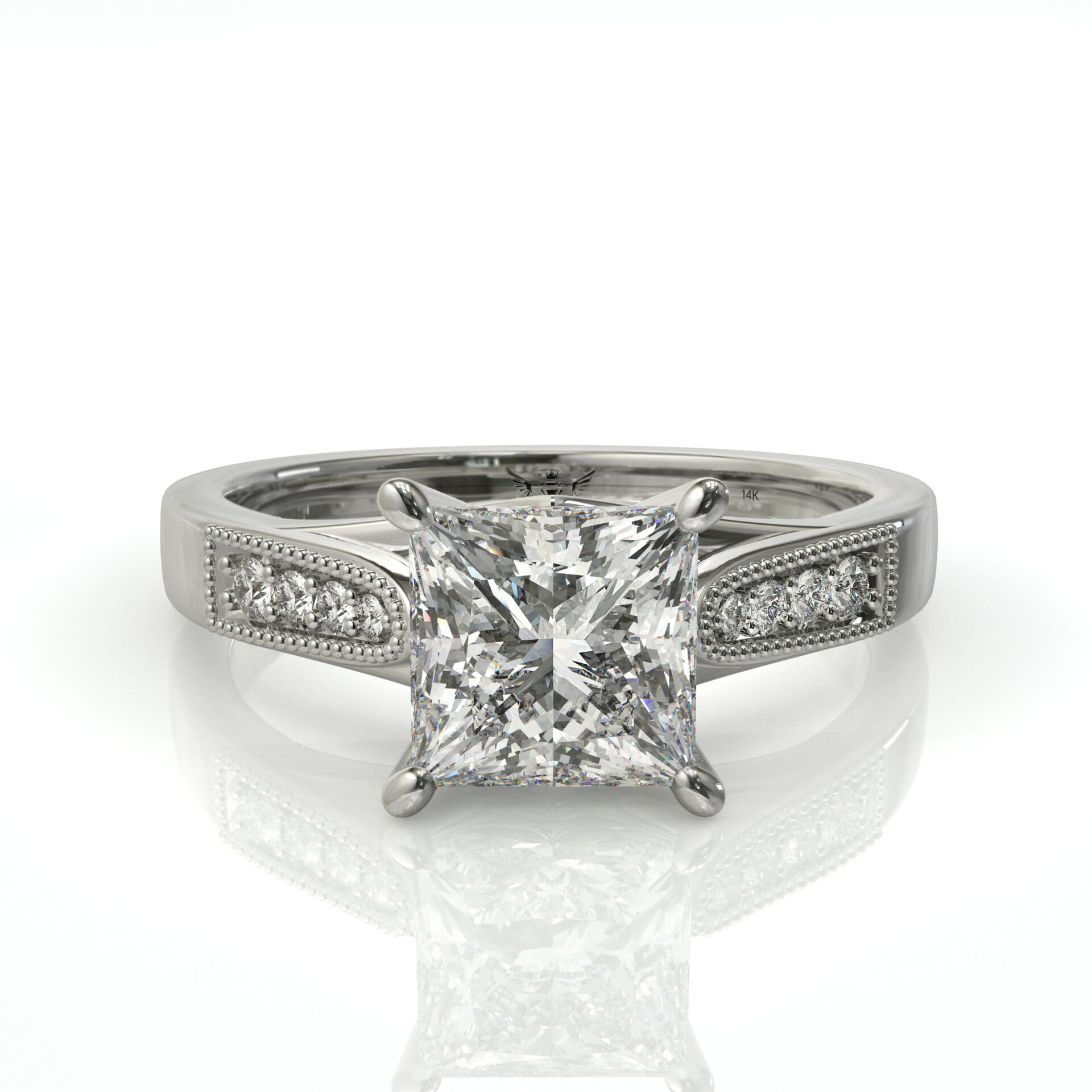 טבעת יהלומים זהב דגם: Liat