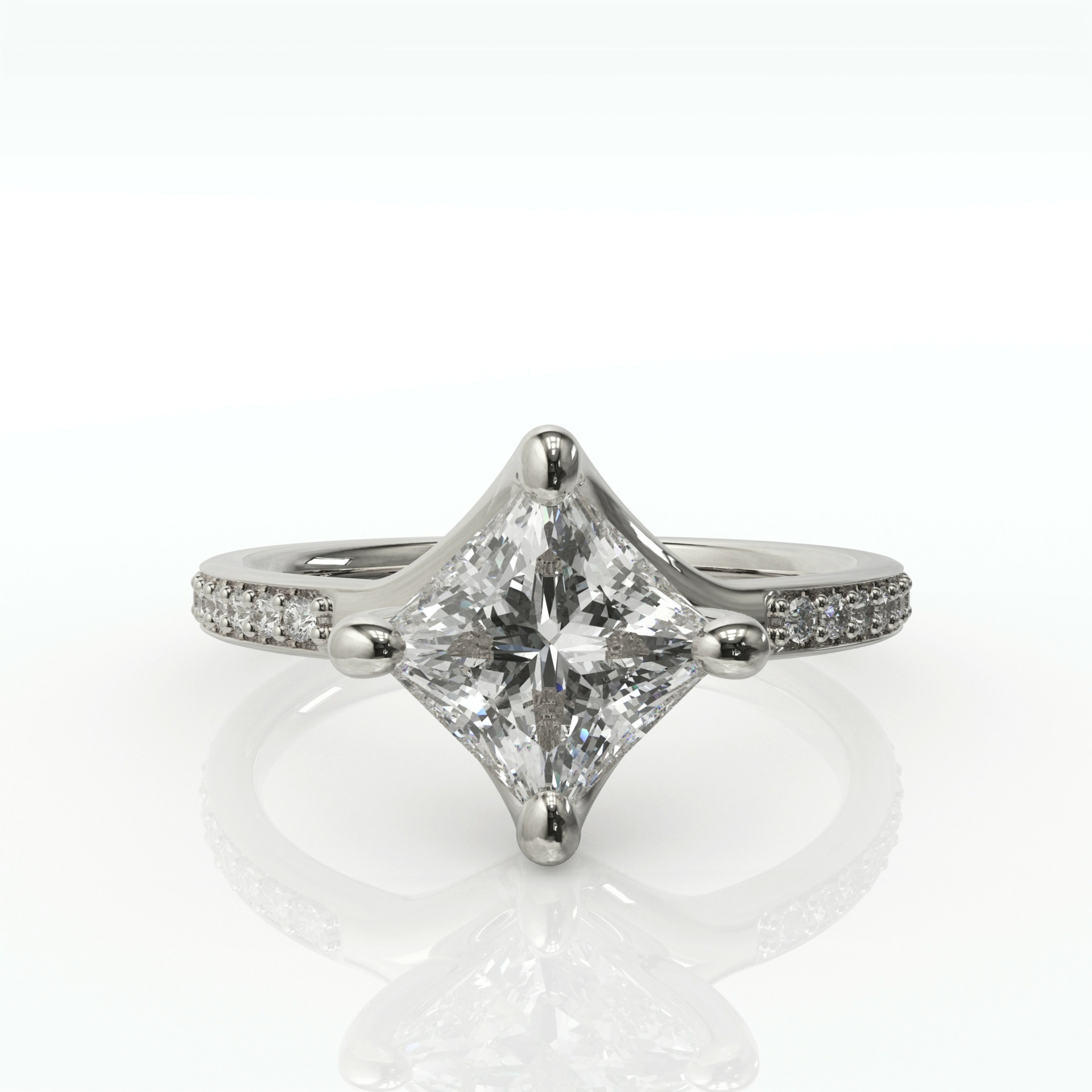 טבעת אירוסין קלאסית ומיוחדת דגם: Natalia