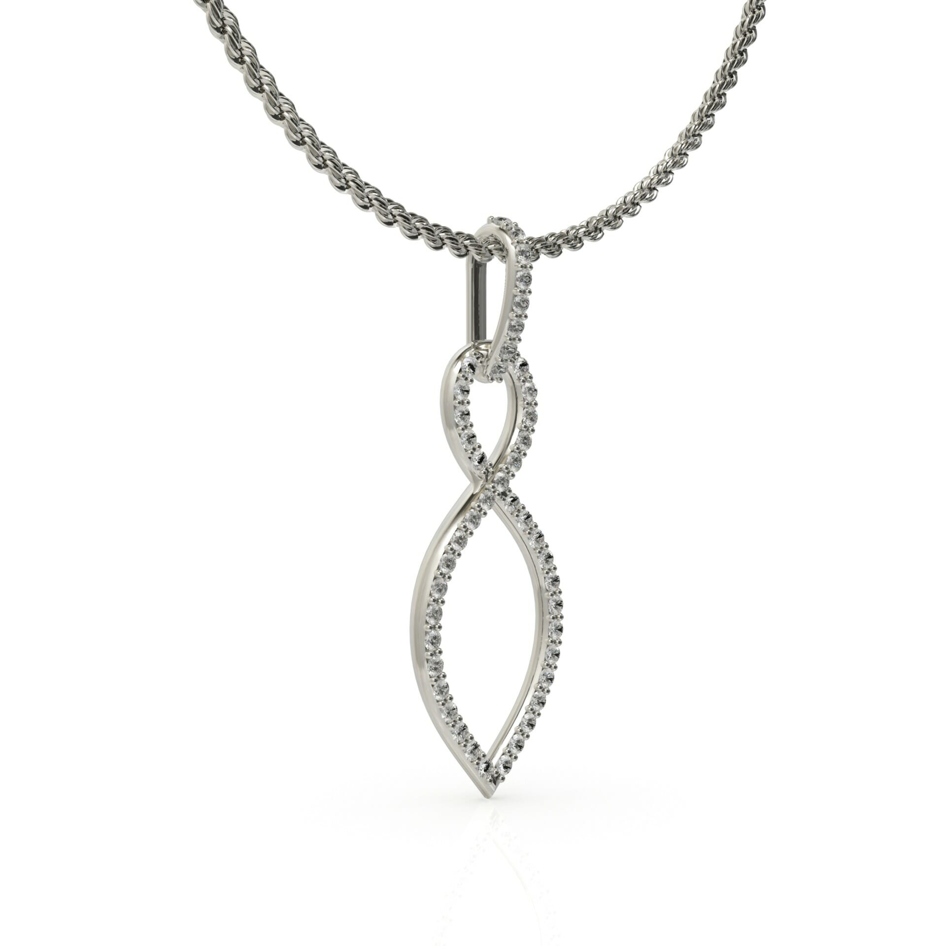 שרשרת תליון יהלומים יוקרתי דגם: Antalya