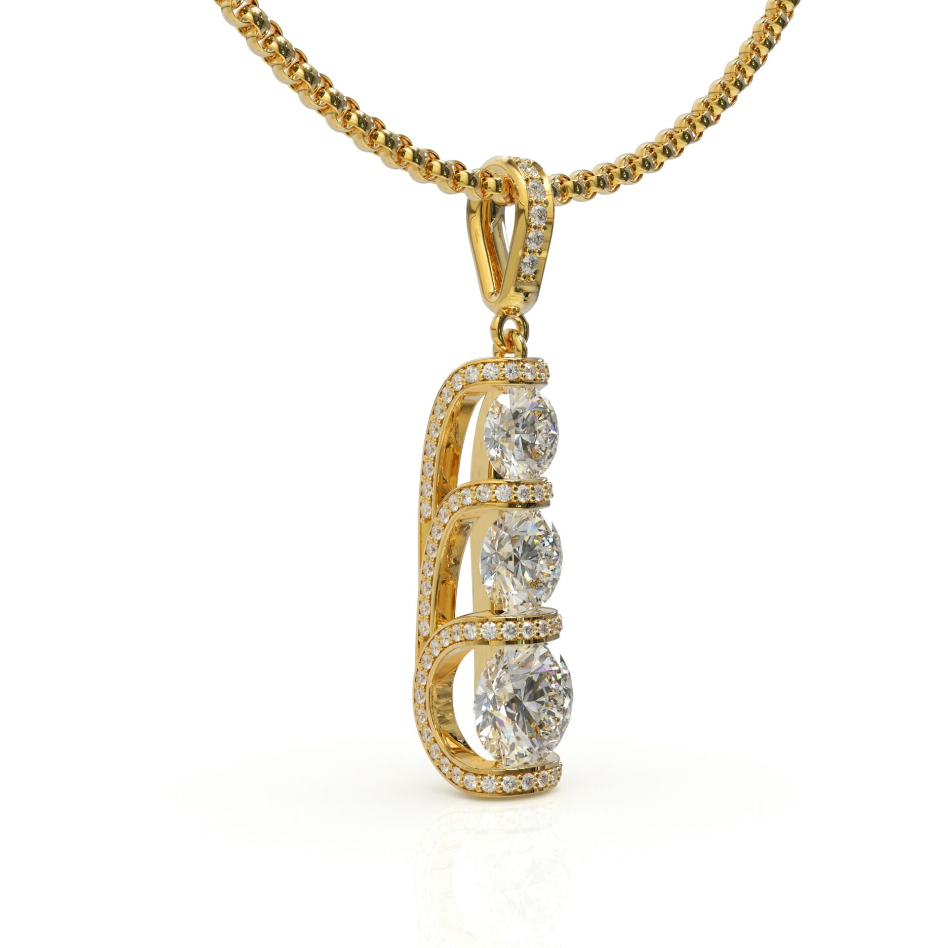 שרשרת יהלומים יוקרתית דגם: Madrid