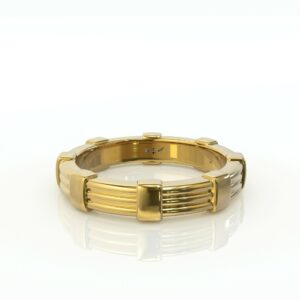 טבעת לגבר זהב 14 קראט דגם: Rey