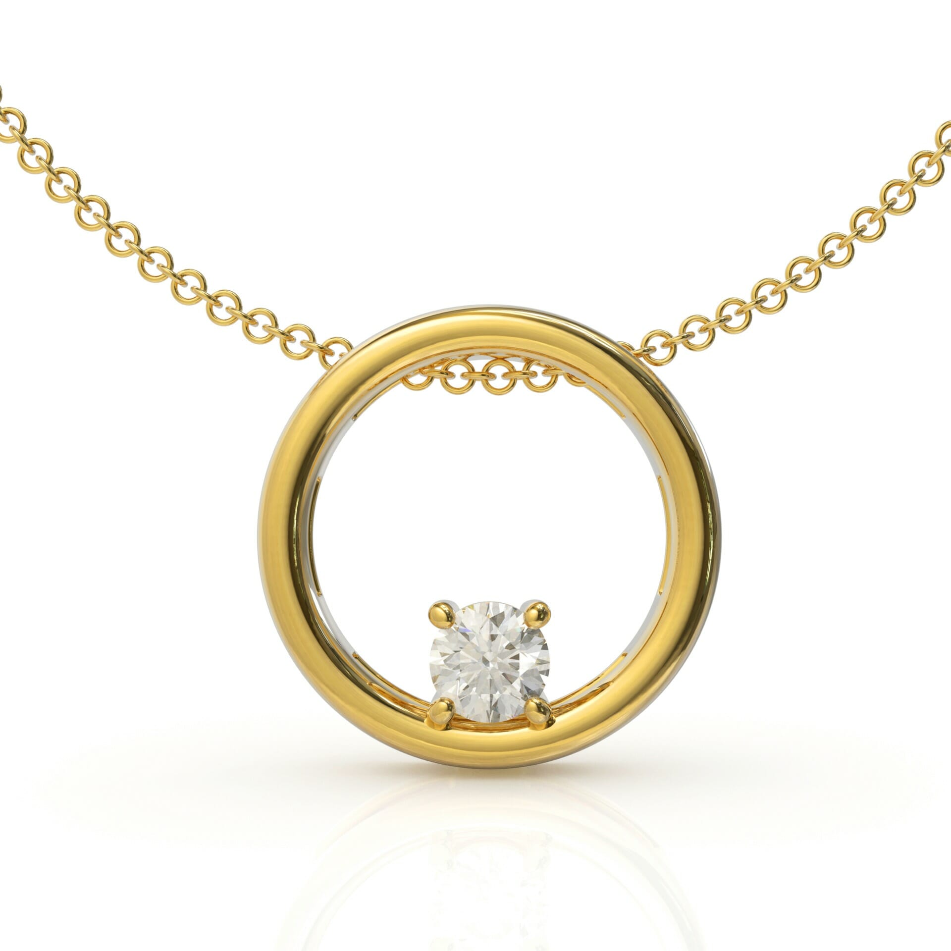 שרשרת יהלום צף דגם: Atlanta