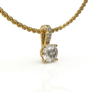 שרשרת קלאסית משובצת יהלומים טבעיים דגם: Holland