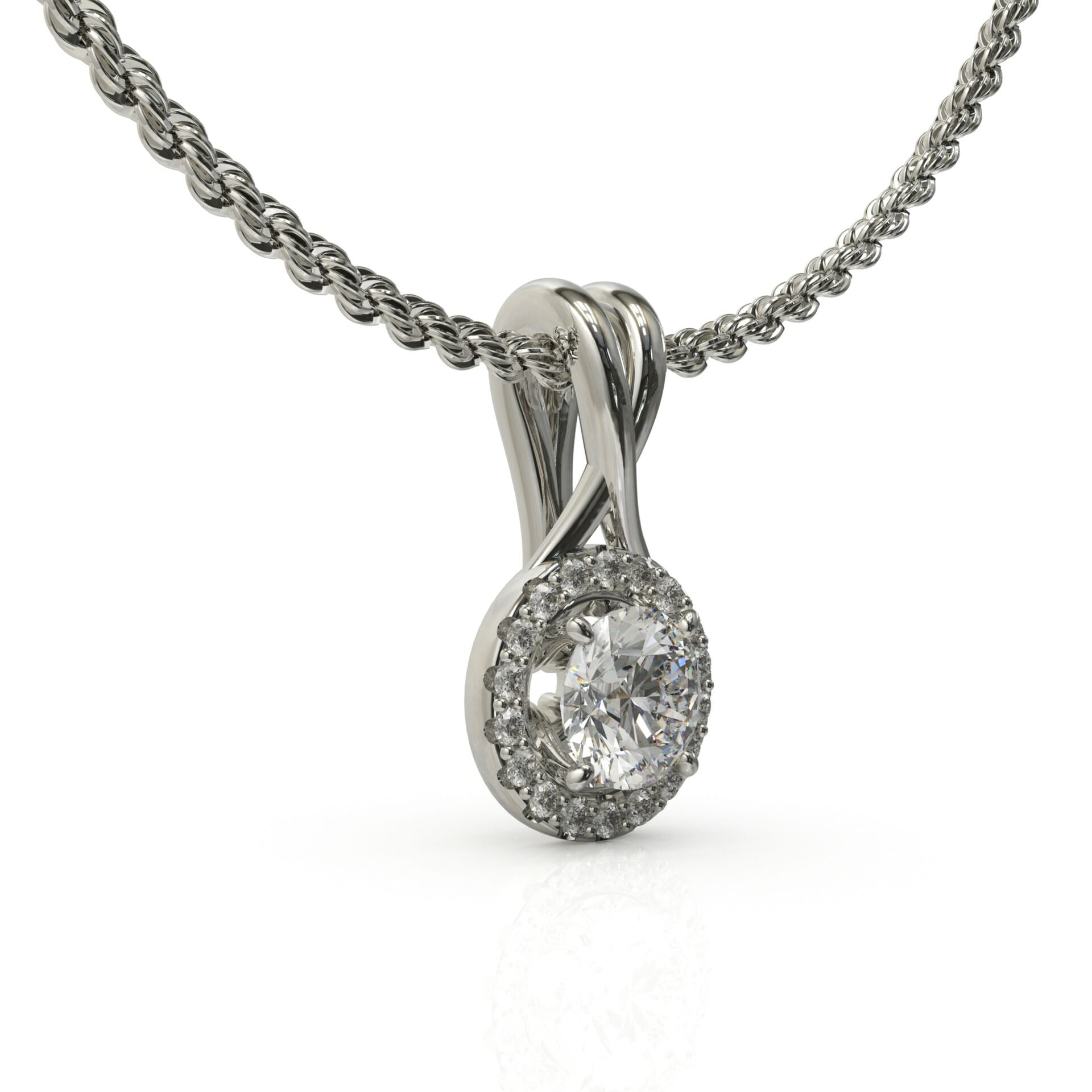 שרשרת זהב ותליון יהלומים היילו דגם: Denver