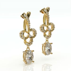 עגילים לכלה בעיצובים ייחודים דגם: Sydney