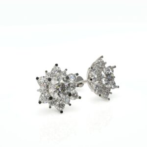 עגילי כוכב יהלומים יוקרתיים דגם: Jennifer