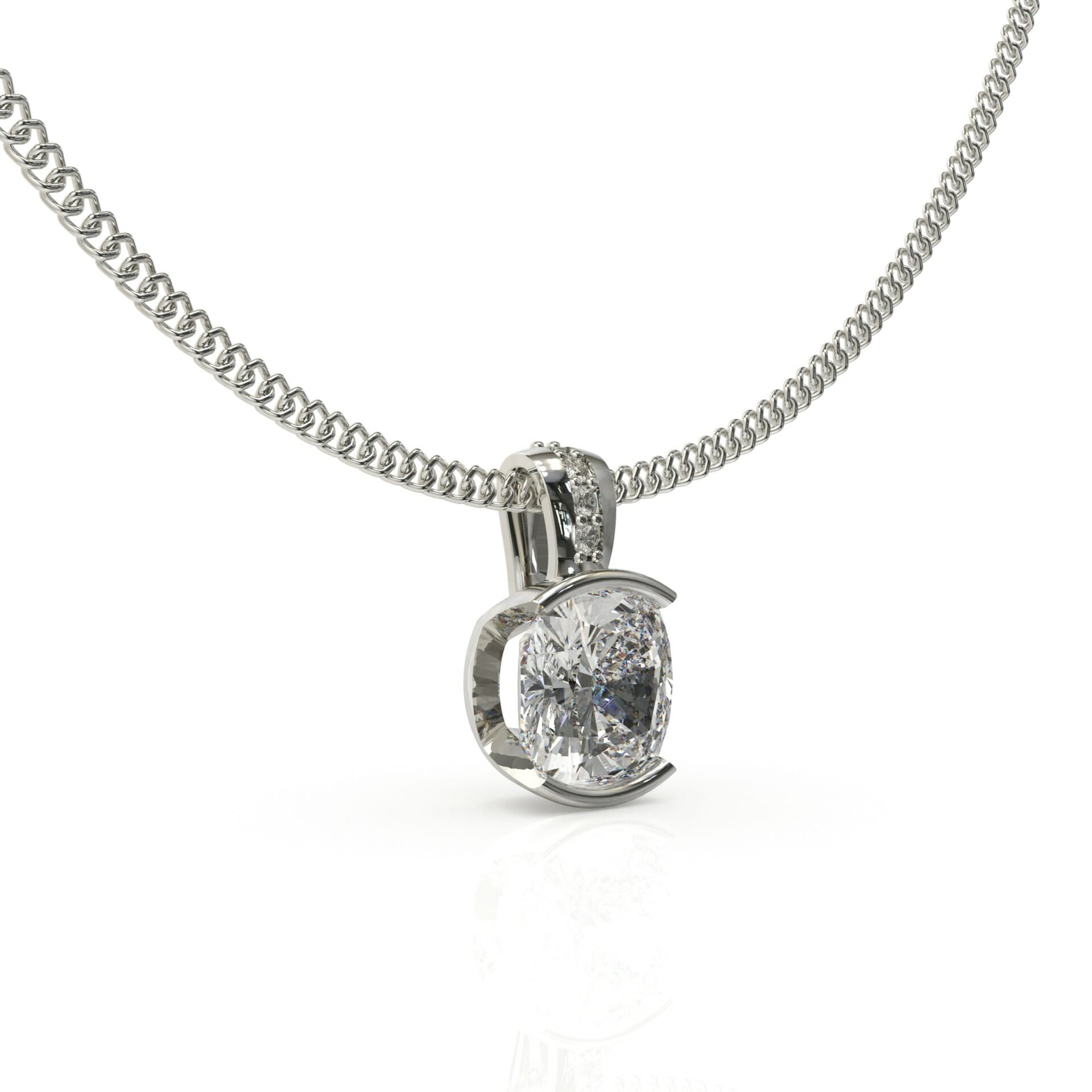 שרשרת יהלום אובל יוקרתי דגם: New York