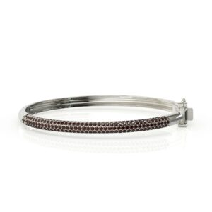 צמיד בנגל אבני חן רובי - דגם: paradise