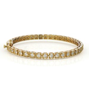 צמיד יהלומים - דגם: נרקיס