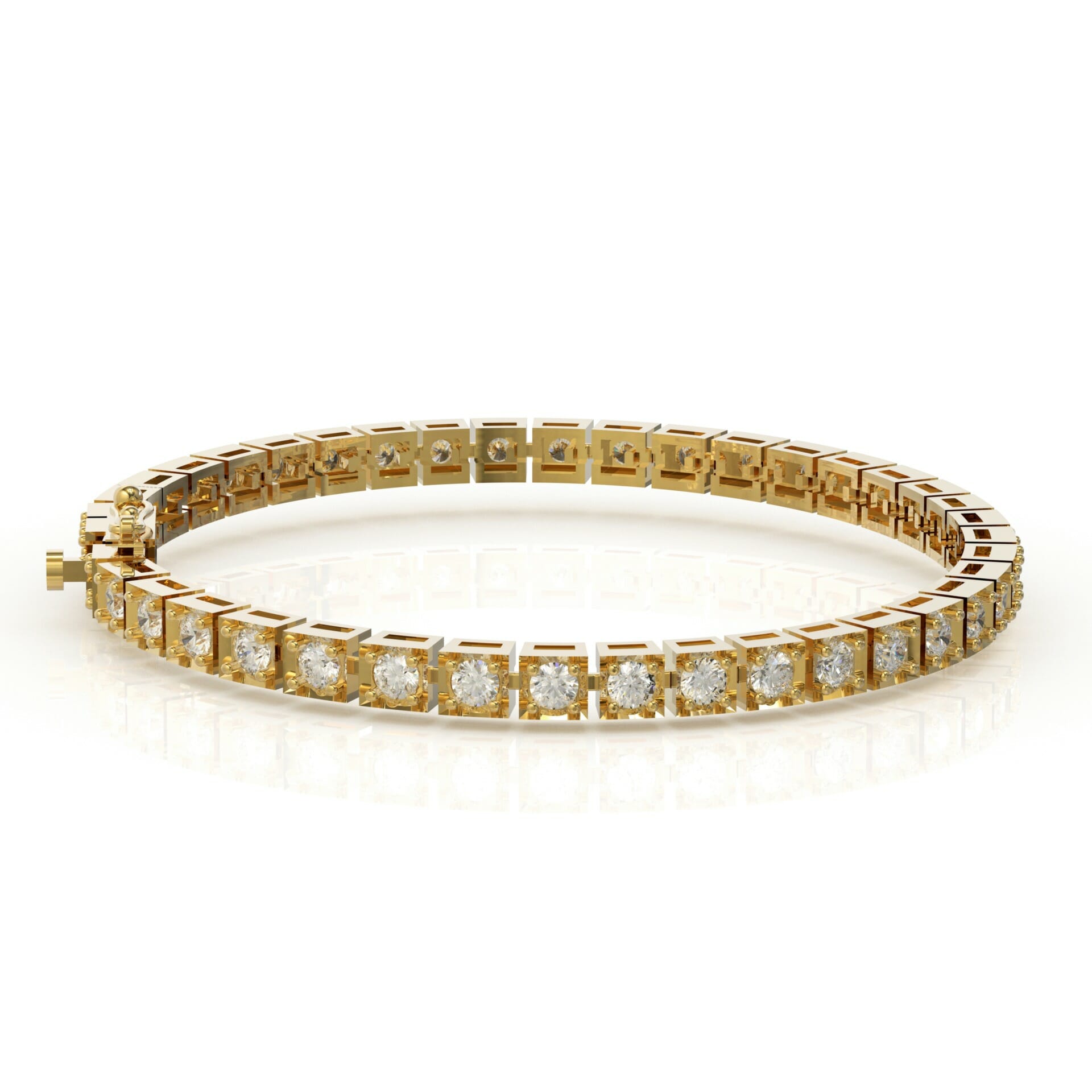 צמיד יהלומים - דגם: נרקיס