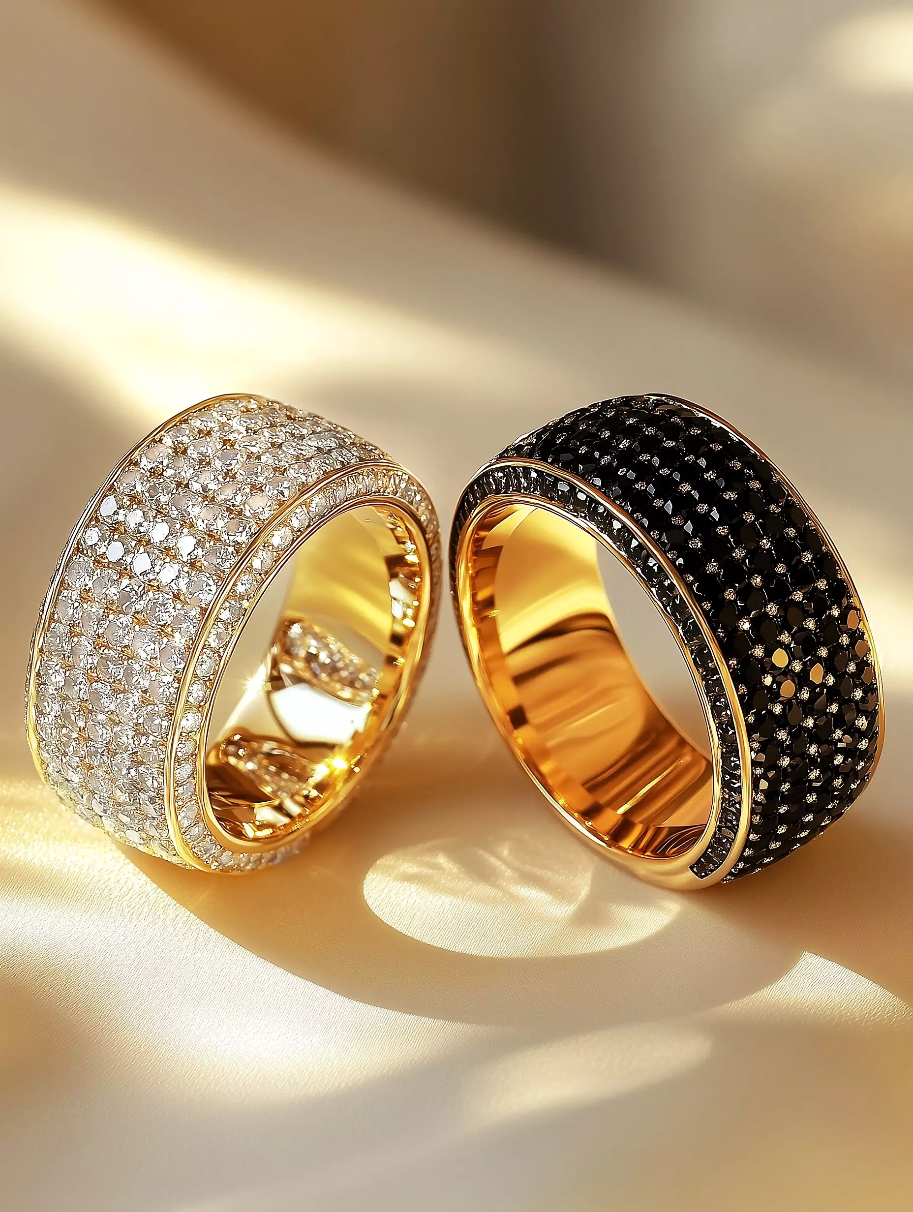 תכשיטי זהב משובצי יהלומים בעבודת יד